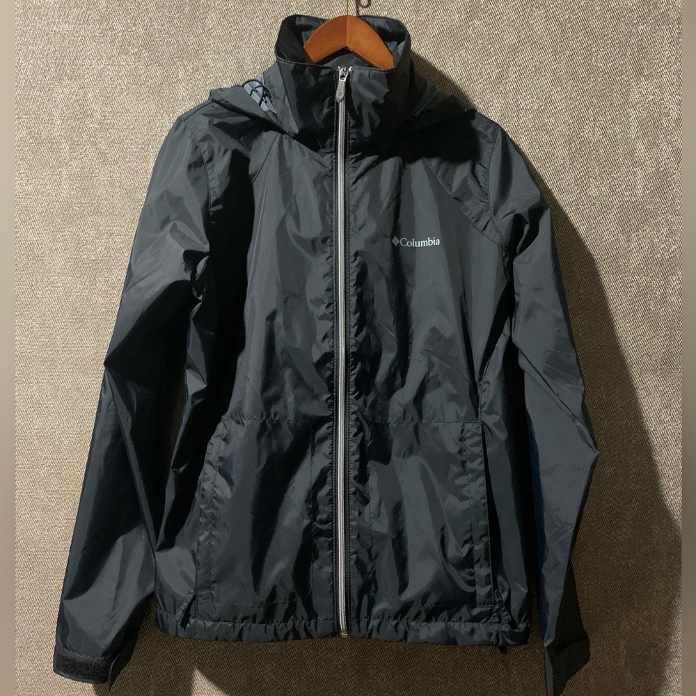 Columbia Switchback Packable Black Jacket-Size M - image 1
